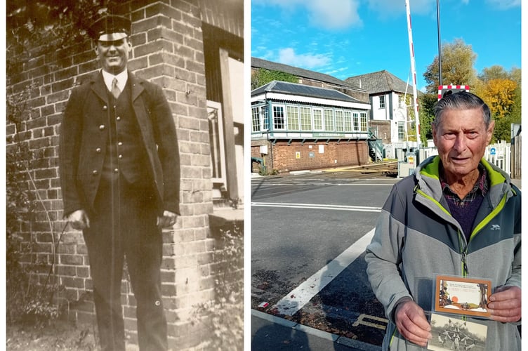Petersfield signalman signalbox Gordon Churchill