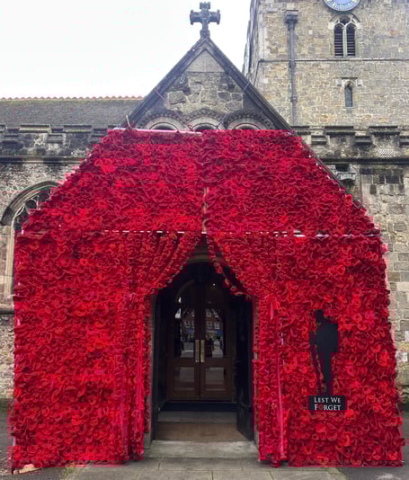 St Peter's Petersfield Poppies