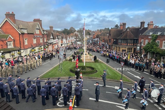 Remembrance in Haslemere as community gathers to honour the fallen