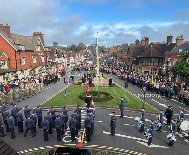 Remembrance in Haslemere as community gathers to honour the fallen