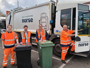 Drivers urged to wait patiently behind bin lorries