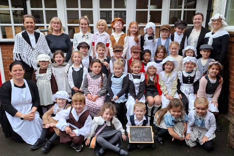 Badshot Lea School pupils in 2025.