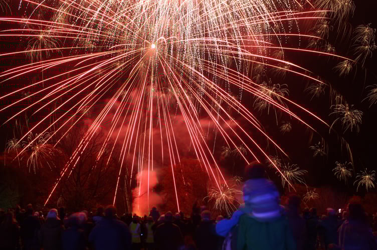 Fireworks and bonfire bring the community together at Haslemere Museum