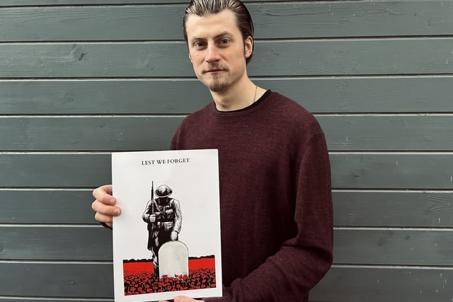 Local illustrator creates moving piece for Remembrance