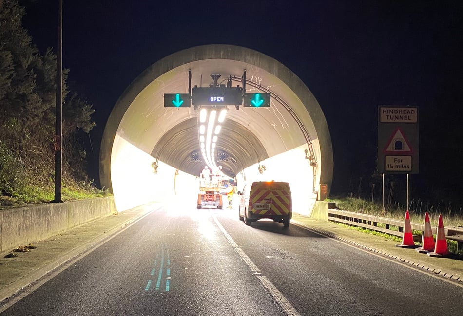 Hindhead Tunnel closed following serious accident on A3 near Thursley