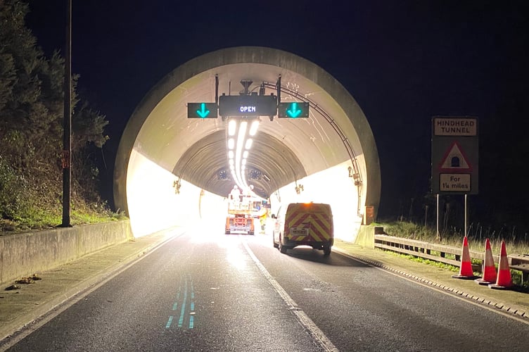 Hindhead Tunnel entrance