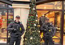 WATCH: Armed Hampshire Police step up patrols in shopping areas for festive period