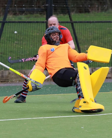 Aldershot & Farnham goalkeeper Mark Edgley made several good saves
