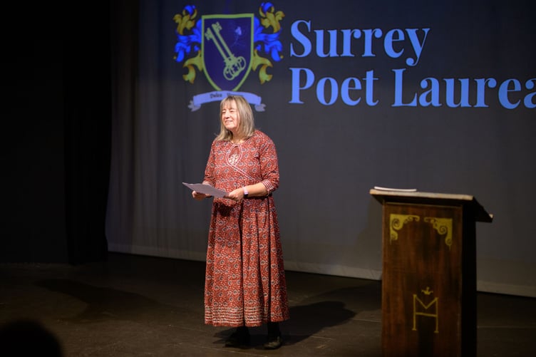 Linda Daruvala reads On Writing a Poem at the Surrey Poet Laureateship gala.