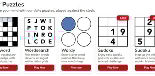 Test yourself with our daily online puzzles