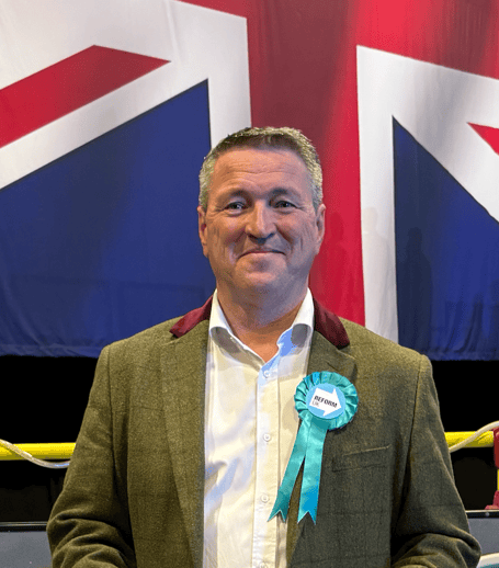 Ged Hall, Farnham and Bordon Reform UK Chairman