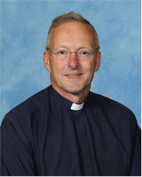 The Rev John McCabe, former rector of St Mary's Church in West Byfleet.