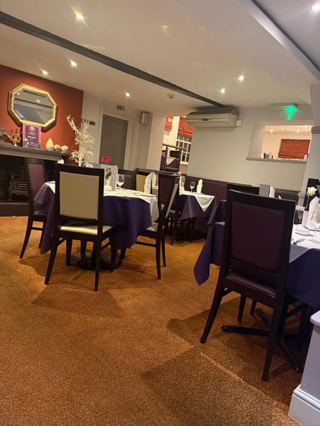 The interior of the Bengal Lounge in Wrecclesham.