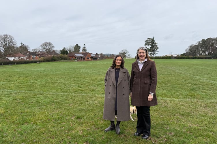 Haslemere Town Councillors at Scotland Lane Recreation Ground, marking the first step in taking local sites into council ownership