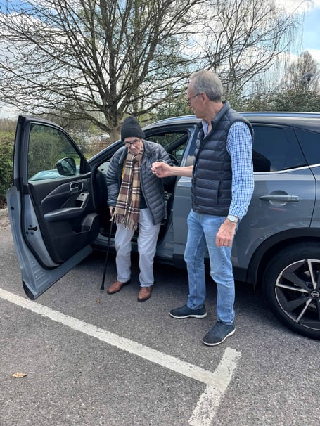 A Phyllis Tuckwell volunteer with a patient. The charity is appealing for more volunteers.