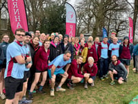 Farnham Runners take on muddy Lord Wandsworth cross country fixture