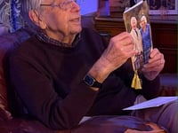Theatre stalwart and 'avid Farnhamite' celebrates 100th birthday