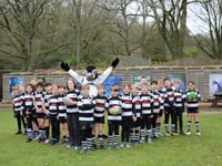 Farnham Rugby Club Minis swap the pitch for penguins at Birdworld