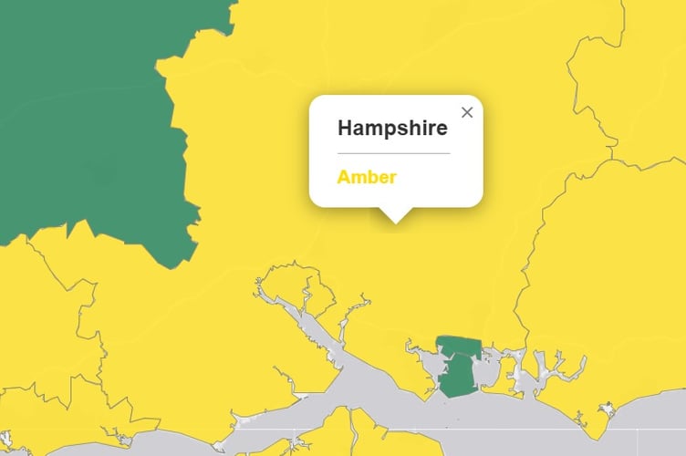 Road maintenance ratings in Hampshire.