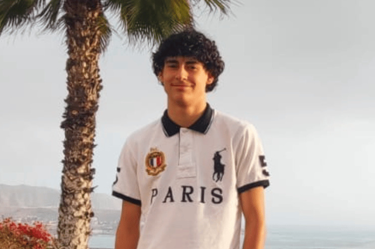 Farnham schoolboy Luis Guembes in a holiday photograph used on a GoFundMe page set up in his memory.