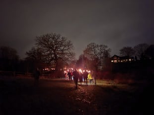Hundreds toast the orchards at Haslemere Wassail