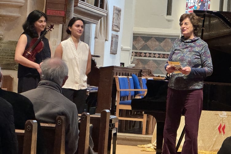 St Bartholomew’s Church, Haslemere, during a charity coffee concert in aid of The Hunter Centre.