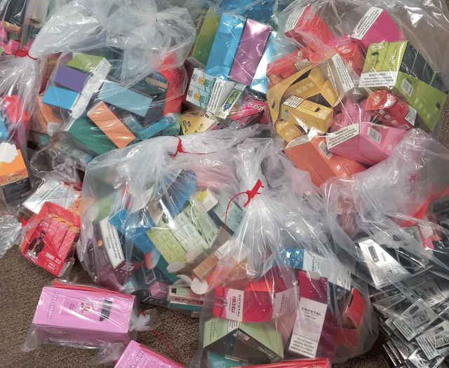 Hampshire seizes 116,000 illegal vapes