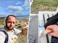 WATCH: Dad’s £44 dash to Spain for a day at the seaside