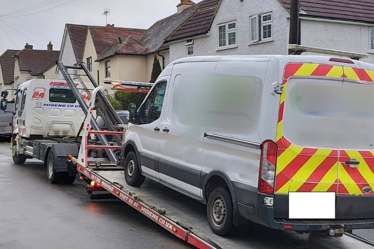 Surrey Roadsafe stop a motorist travelling through Park Row illegally