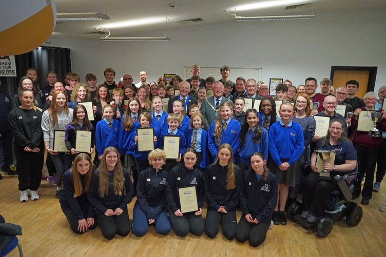 The winners of this year's Farnham Sports Awards. See next week's Herald for a full report and more photos (Photo: Paul Keogh)