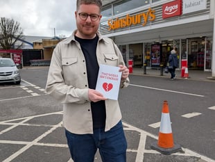 Fathers' broken-heart Valentine's protest over paternity leave