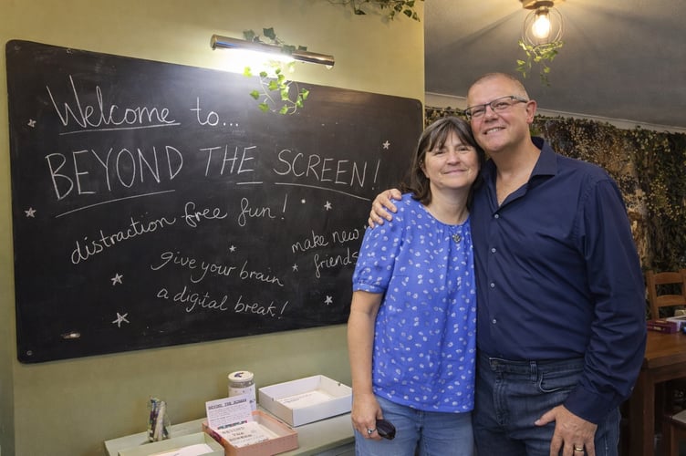 Kim and Mike Jarred, founders of Beyond The Screen, at one of their monthly meet-ups. Photo: Kim and Mike Jarred