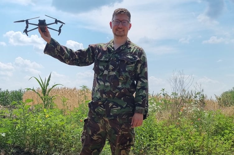 Ukrainian drone expert Illya Sekirin.