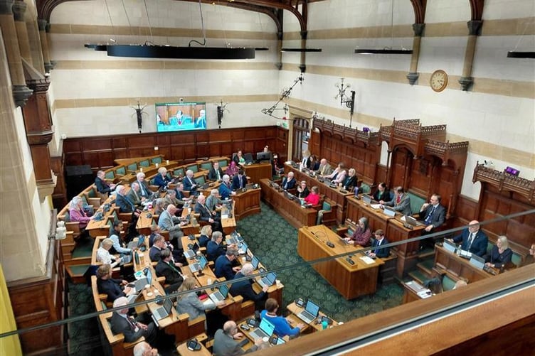 Hampshire County Council full council.