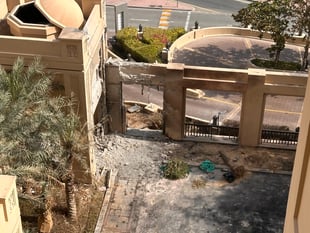 East Hampshire man caught up in Gulf conflict after Dubai hotel hit