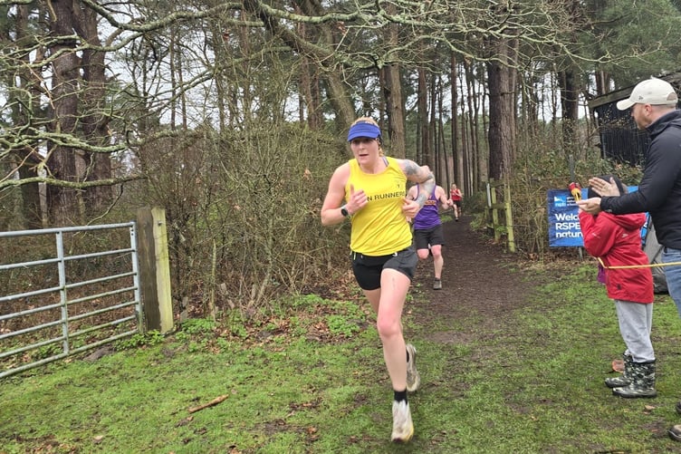 Samara Kelleher-Jacobs was the first female runner home for Alton Runners