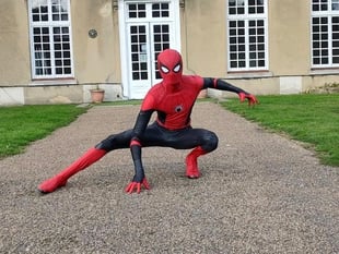 WATCH: Surrey teen quits supermarket job to become Spider-Man