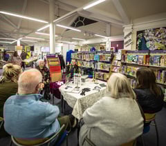 Readers try “speed dating for authors” at literary festival