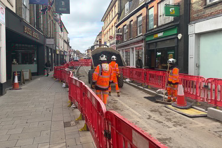 SCC contractors working on the Borough