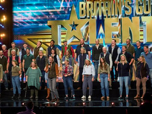 Gwen sees gold as Hawkstone Farmers Choir wow Britain's Got Talent