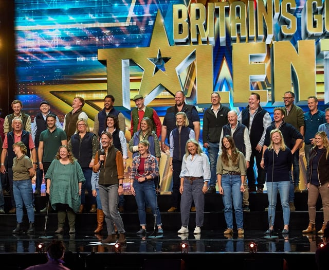 Gwen sees gold as Hawkstone Farmers Choir wow Britain's Got Talent