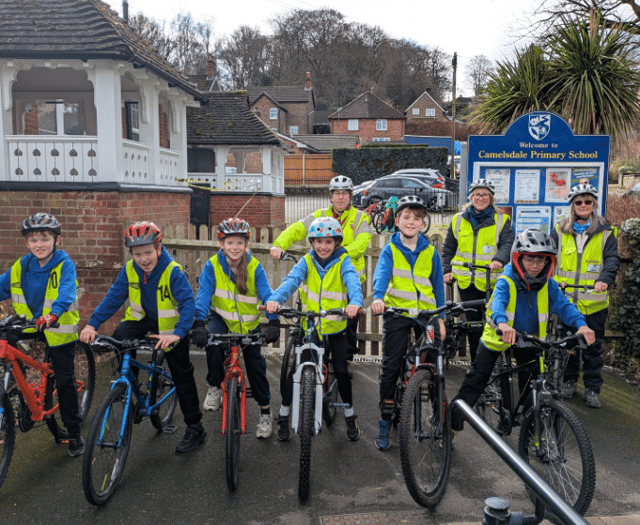 On the right track: Camelsdale pupils master road safety