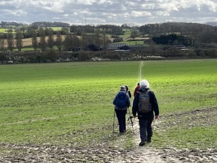 Liphook and District Ramblers enjoy scenic Worldham countryside walk