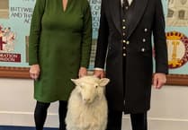 Artist earns London Bridge sheep-herding honour