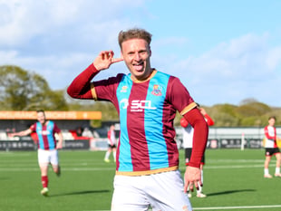 Farnham Town confirm departure of striker Adam Liddle