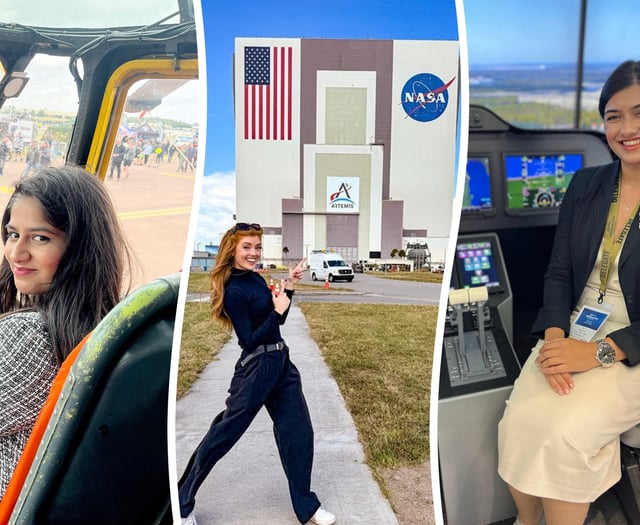 Surrey and Hampshire Miss England finalists set sights on space