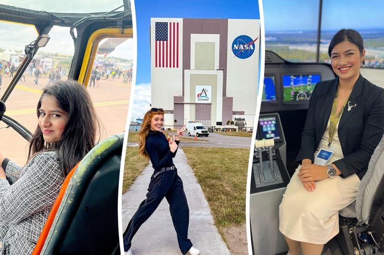 Meet the three Miss England finalists who are ALL rocket scientists bidding to become the first beauty queens to travel to outer space - after being inspired by the Artemis mission. Maleha Khan, Jessica Gagen and Maroon Rahman say they all want to inspire other women into STEM subjects after 'breaking down pageantry stereotypes' through their own careers. And they believe the next giant leap for womankind might just come from a beauty queen after seeing the NASA programme which has broke records and captivated people the world over.