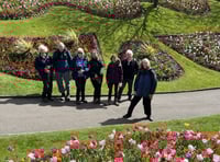 Seven walkers, three downs, one perfect Easter Sunday