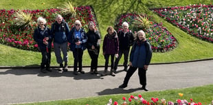 Seven walkers, three downs, one perfect Easter Sunday