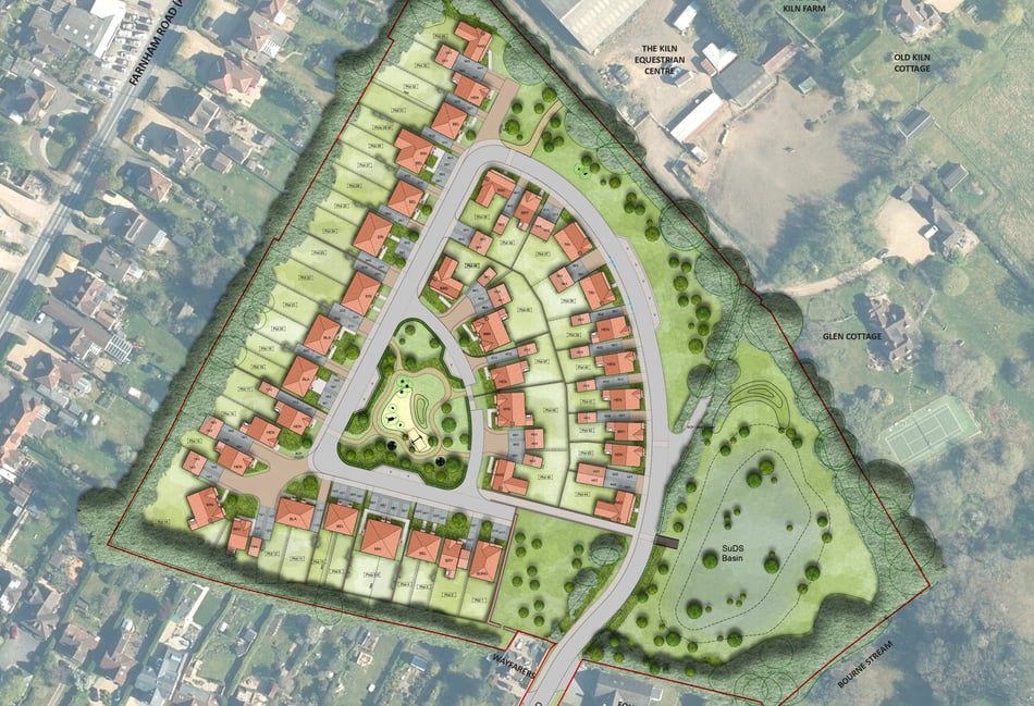 Riding school fears after 49-home plan approved near Farnham